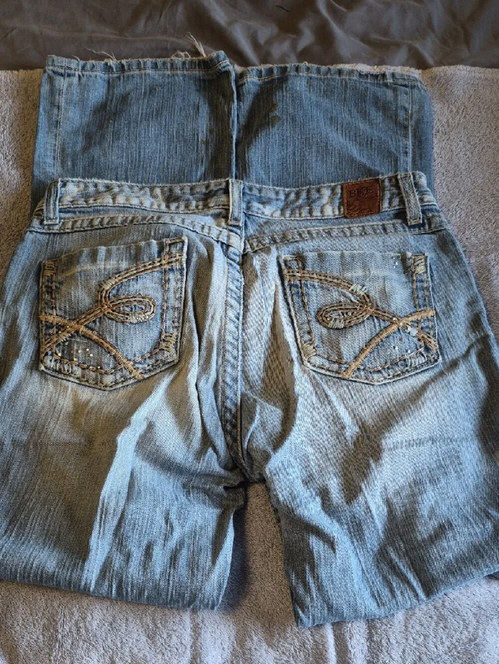 BKE Light Blue Boot Cut Jeans